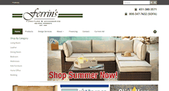 Desktop Screenshot of ferrinfurniture.com